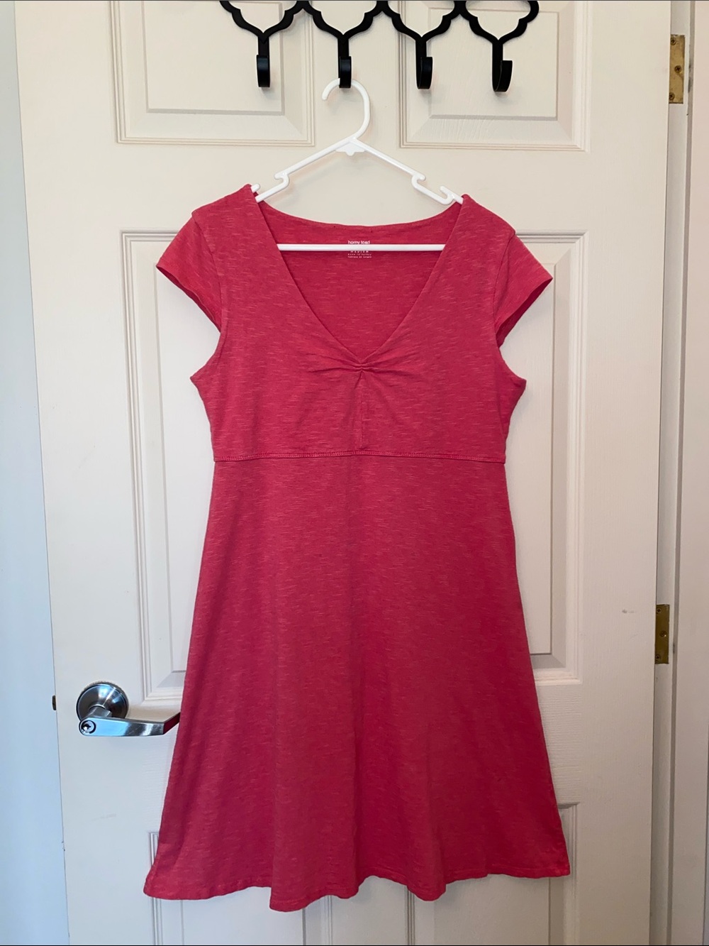Horny Toad Raspberry Cotton Sun Dress